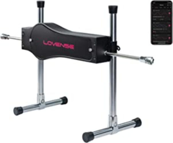 LOVENSE Automatic Sex Machine Sex Toys, Dual-Penetration Vaginal/Anal Massager, Electric Thrusting Dildo Machine Device with Adjustable Speed for Single, Couples