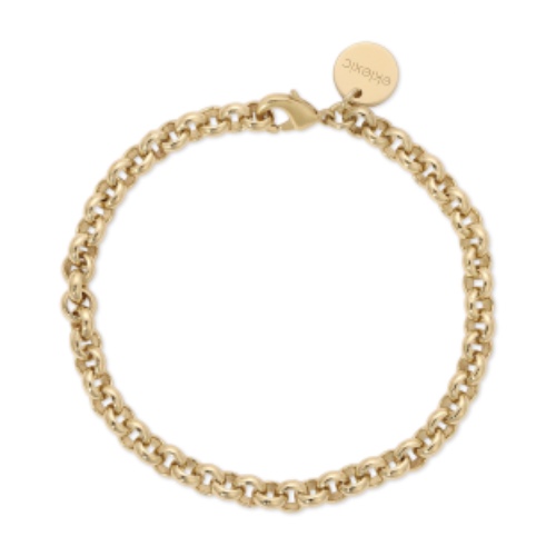 Micro Royal Rolo Chain Bracelet - GOLD / 7.5"