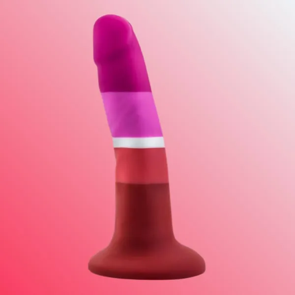 Blush Avant P3 Pride Silicone Dildo with Suction Cup by Condomania.com
