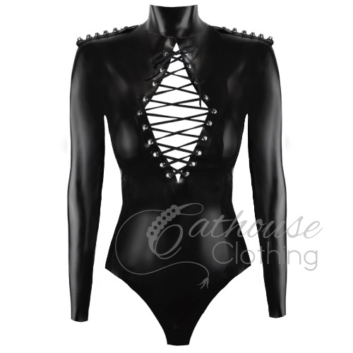 Mercury Domina playsuit | medium / Zip back / Black