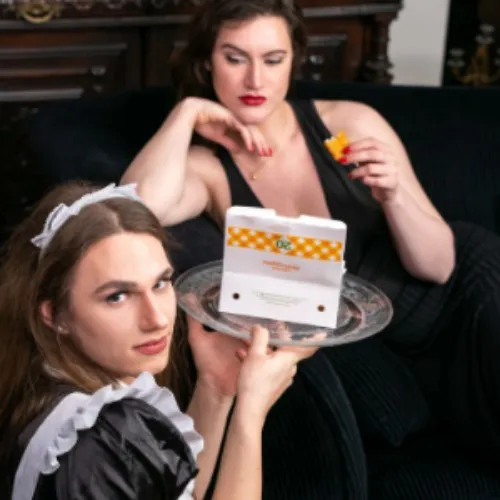 Treat The Lady Lux to fastfood