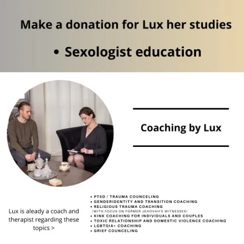 Donate towards Lux her education * study: Sexologist