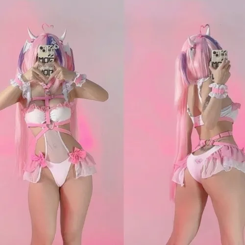 Ironmouse Cosplay swimsuit+ accessories 💗