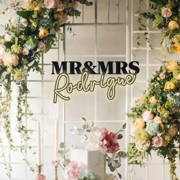 Custom Mr&Mrs Neon Sign