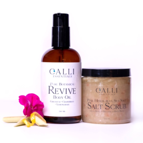 Body Oil & Salt Scrub Duo - Revive