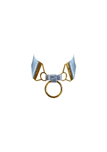 The Essentials Wide Strap Collar | Dusty Blue / OS