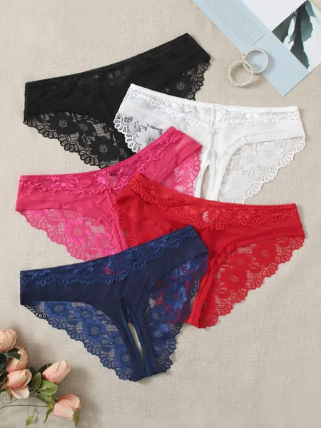 Lace Crotchless Panties