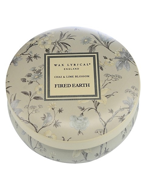 Fired Earth Chai and Lime Blossom Boutique Candle