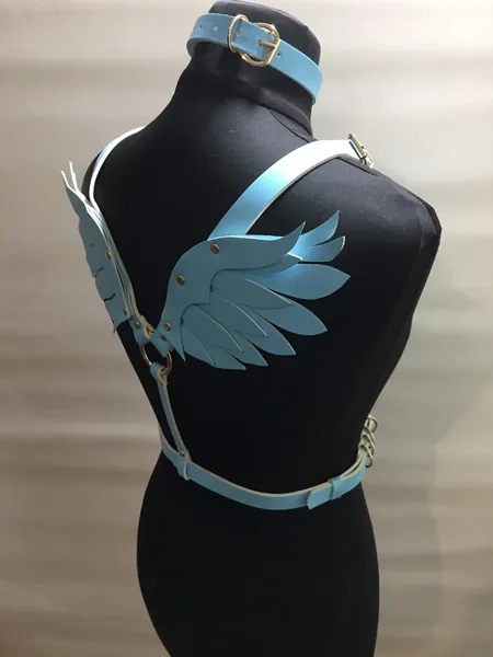 Ailes d’anges avec collier, harnais d’ange, harnais avec ailes