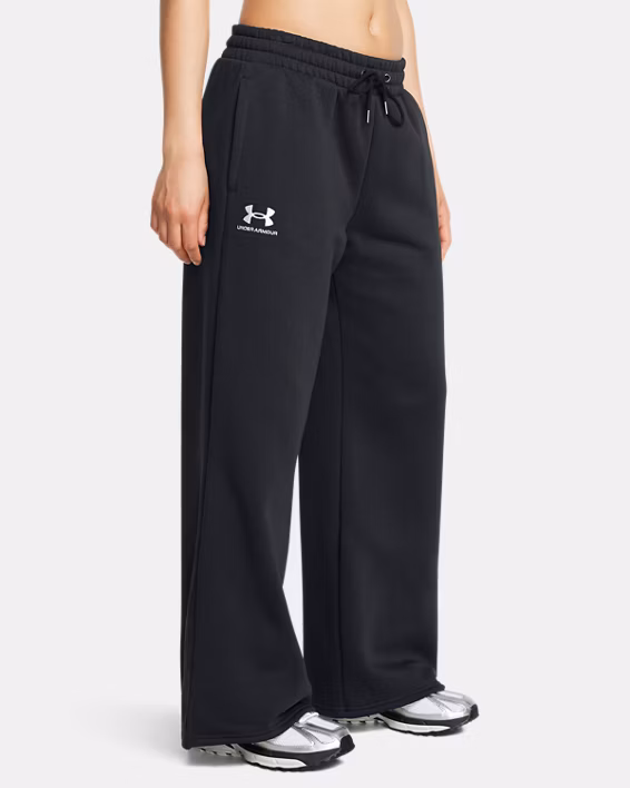 Women's UA Icon Fleece Wide Leg Pants