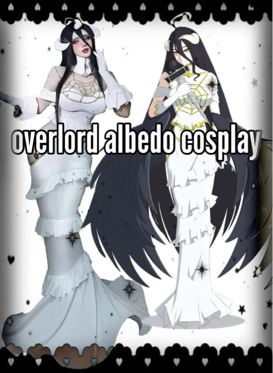 Anime Overlord Albedo Cosplay