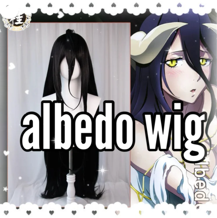 Overlord Albedo Cosplay Wig