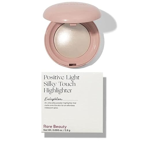 Rare Beauty Silky Touch Highlighter | 2.8g | Enlighten - Lighter - 2.8 g (Pack of 1)