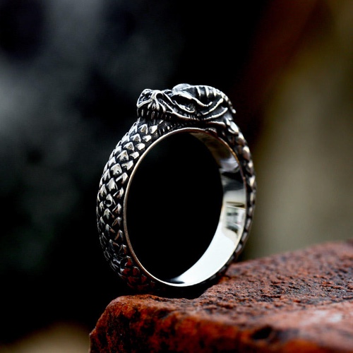 Dragon Scale Ring - silver / 11 / Dragon