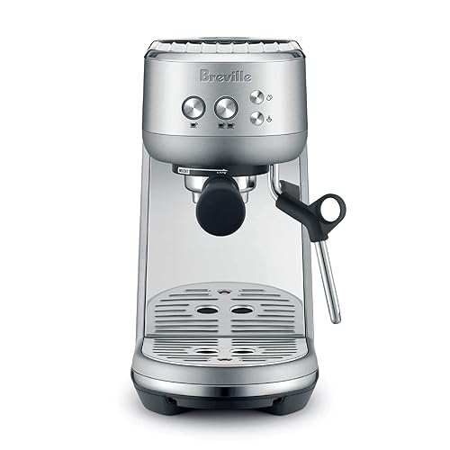 Breville the Bambino Espresso Machine with Auto Milk Frother, Espresso Maker with Seconds Heat Up, Cappuccino & Latte Machine for Home, BES450BSS, Brushed Stainless Steel - Brushed Stainless Steel