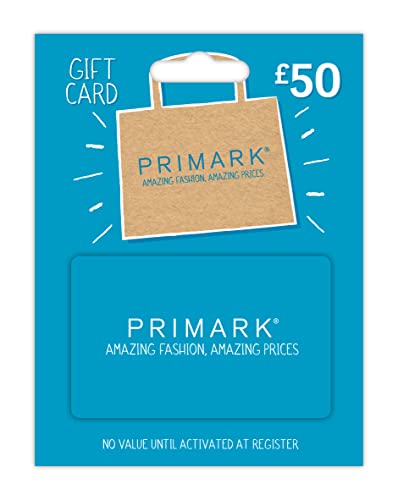 Primark Gift Card – UK and NI redemption only – Delivery by post - 50 - Standard