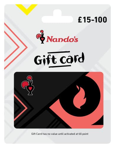 Nando's Gift Card - Delivered via post - 30 - Standard