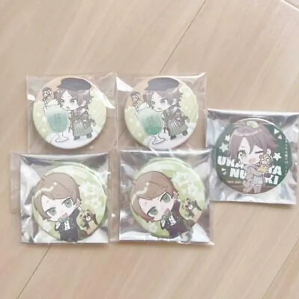 Uratanuki Urashima Sakata Spring Summer Tsutsugu Default Defo Can Badge  | eBay