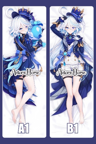 Furina Dakimakura | A1+B1: PeachSkin / 40×70cm