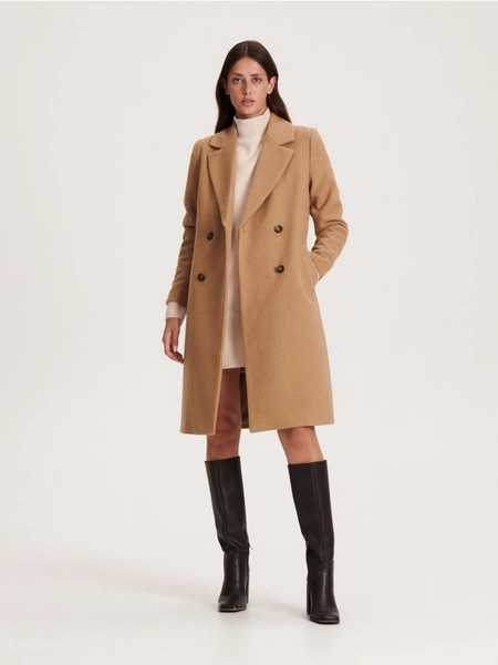 Gyapjúkeverék kabát S-es