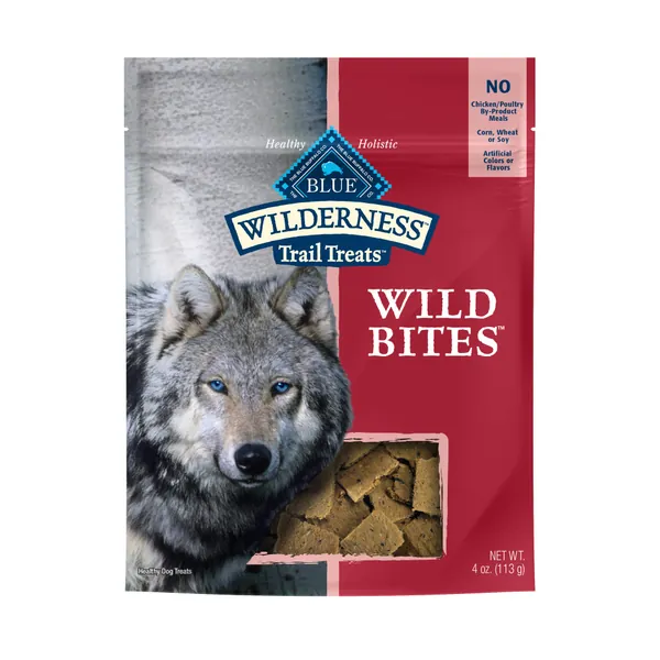 Blue Buffalo Wilderness Trail Treats Wild Bites Grain Free Soft-Moist Dog Treats