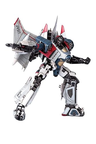 Transformers Blitzwing Figure Model Kit – Phantom II Fighter Easy to Assemble 3D Articulated Action Figure Pre Painted Collectible Series Toys Hobby 08101 - Blitzwing