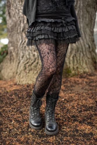 Spider Lace Pantyhose | Default Title