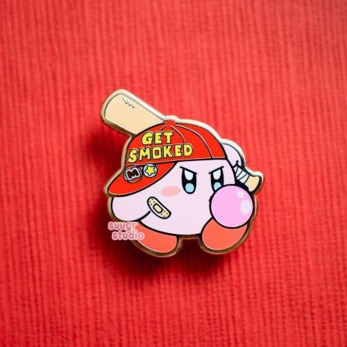 Phantom Thief Shinya “Get Smoked” V2 Poyo Enamel Pin