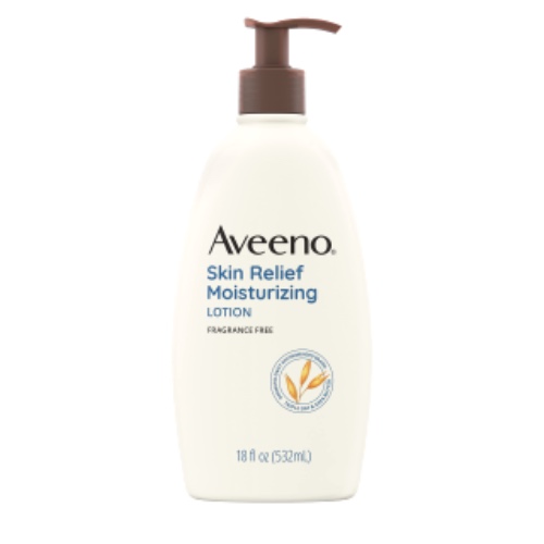 Aveeno Skin Relief Moisturizing Lotion for Very Dry Skin with Soothing Triple Oat & Shea Butter Formula, Dimethicone Skin Protectant Helps Heal Itchy, Dry Skin, Fragrance-Free, 18 fl. oz - 18 Ounce Lotion