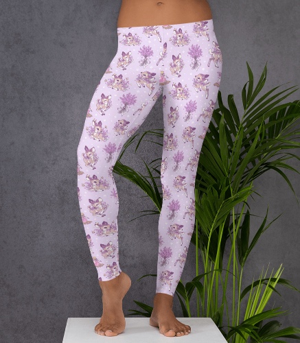 Lavendeer Fawn Prance Leggings | 2XL