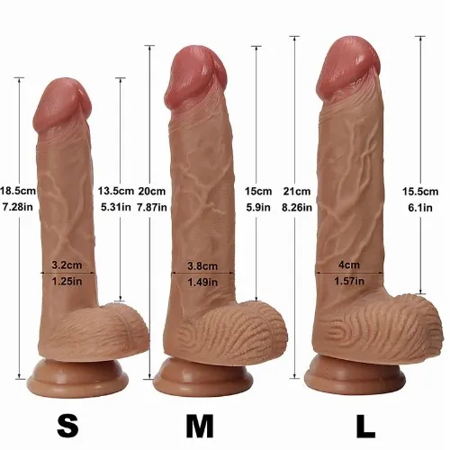 Gode le plus réaliste de 7,28 pouces meilleur gode ultra réaliste gode de pénis réaliste flexible gode de pénis réaliste sensation de peau godes-mature