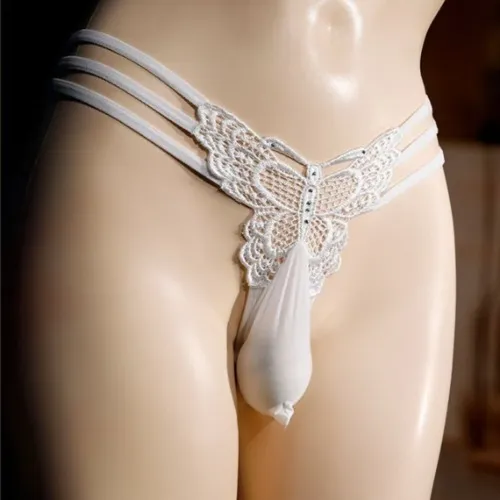 Culotte Femboy pour hommes avec pochette / Lingerie Femboy / Lingerie Sissy pour hommes