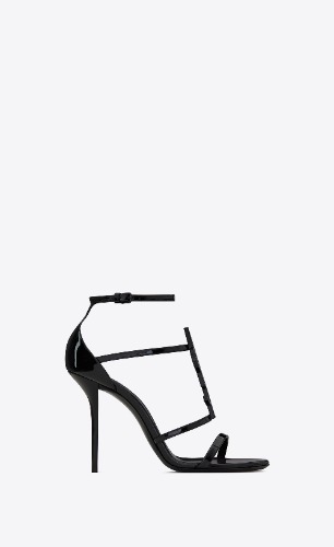 cassandra sandals in patent leather