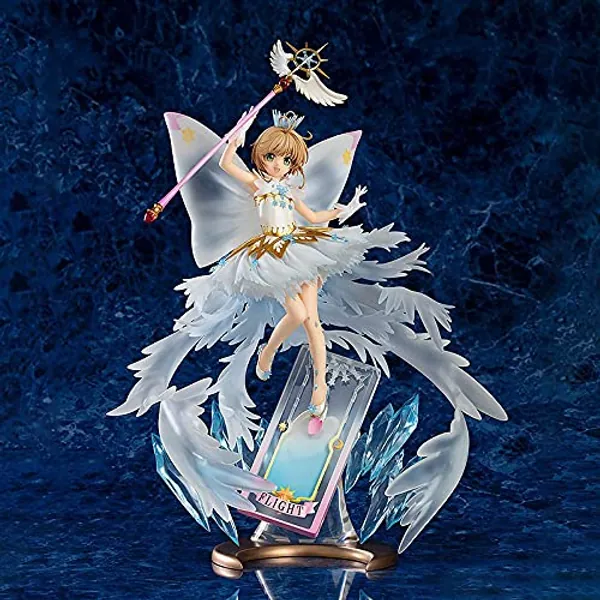 Factory Price 37CM Limited Edition Cardcaptor Sakura Kinomoto Hello World PVC Action Figure Anime Beautiful Girl Figure Model Toys Collection Doll Gift Decorations Ornaments