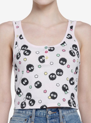Her Universe Studio Ghibli Spirited Away Soot Sprite Girls Tank Top