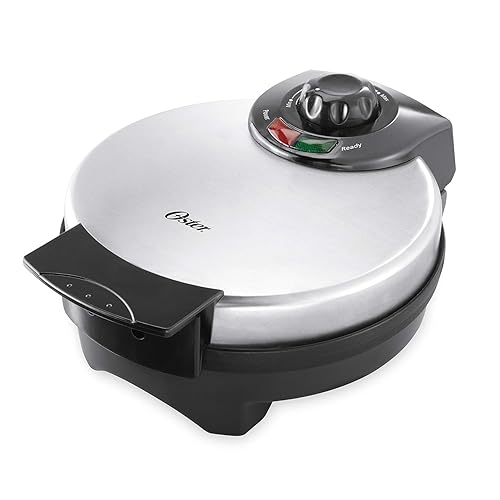 Oster® Belgian Waffle Maker - Silver - 10 Inch