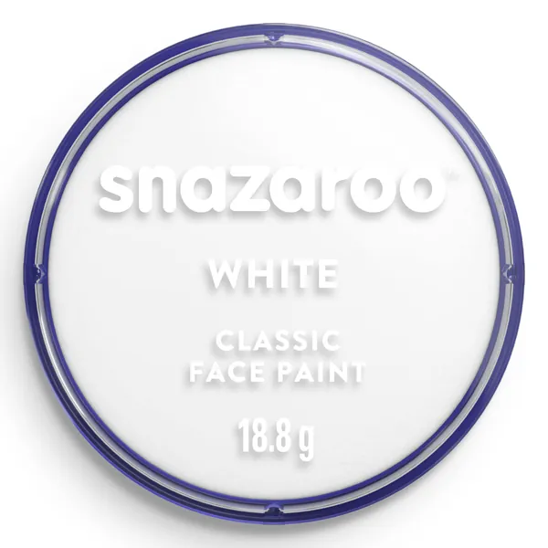 Snazaroo 1118000 - Pittura Per Viso, 18 Ml, 1 Pezzo, ‎Bianco, 30 x 27 x 116.8 cm; 5 Kg
