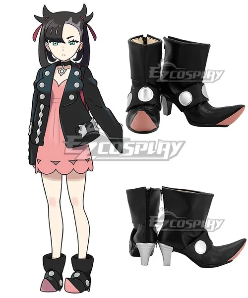 Pokémon Sword And Shield Marnie Cosplay Shoes
