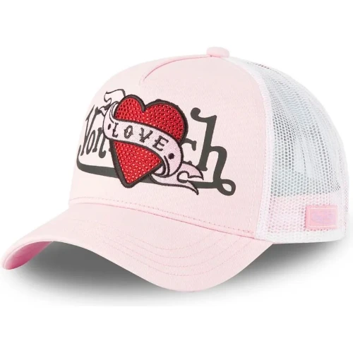 Caphunters - Von Dutch Love LOVU LP Pink Trucker Hat: Caphunters.co.uk