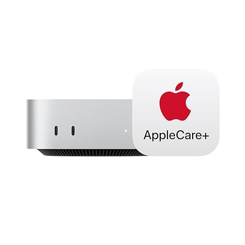 Apple 2024 Mac Mini Desktop Computer with M4 Pro chip with 12‑core CPU and 16‑core GPU: Built for Apple Intelligence, 24GB Unified Memory, 512GB SSD Storage with AppleCare+ (3 Years) - Apple M4 Pro chip - 24GB Unified Memory, 512GB SSD Storage - with AppleCare+ (3 Years)