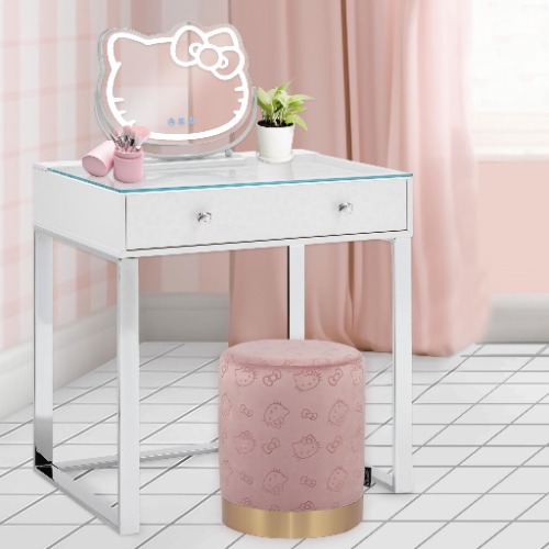 Hello Kitty x Impressions Vanity SlayStation Mini Vanity Table - Silver