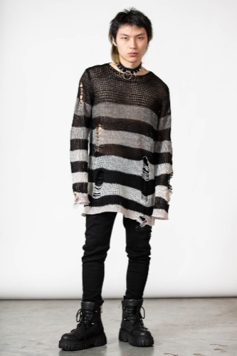 Grady Knit Sweater | XS / Gradient Gray