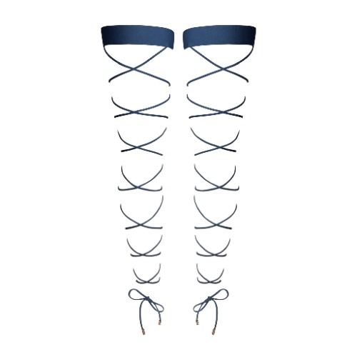 Crisscross Stay Up Dark Denim Blue - L/XL/1X / Dark Denim Blue