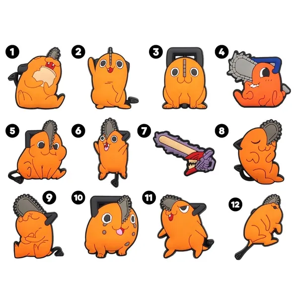 Chainsaw Man - Pochita Croc Charm