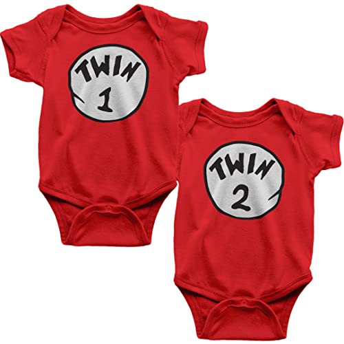  Twin Outfits, Includes 2 Bodysuits, 0-3 Month Call of Doody - 3-6M - Twin1 Twin2 - 2