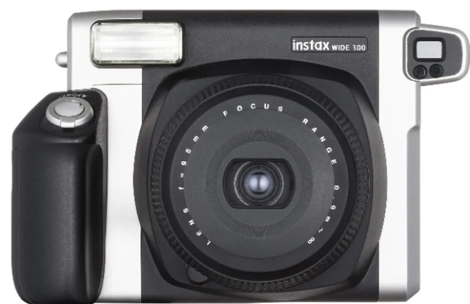 Fujifilm instax WIDE 300 Fotocamera Istantanea, per Foto Formato 62x99 mm, Nero/Argento