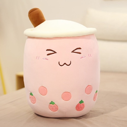 Boba Tea Plush (Dozens of Colors/Sizes) | Strawberry / 50cm