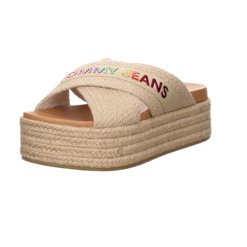 Tommy Hilfiger Rainbow Branding Mule Flatfor