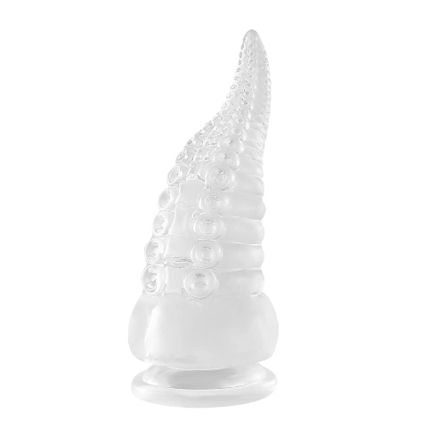 Bumpy Silicone Tentacle Ride - Transparent
