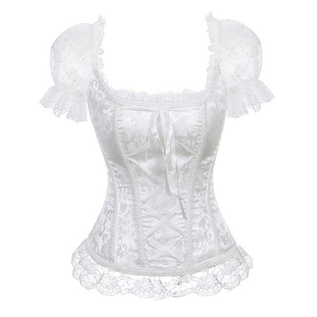 Genuine Princess Corsets - Up To 6XL - White / S